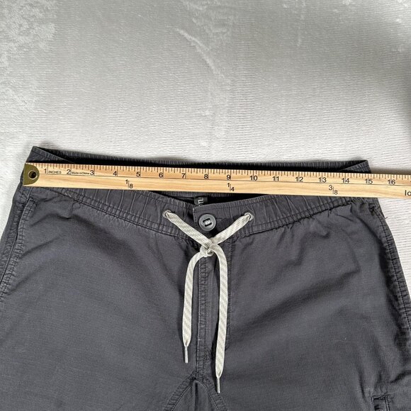 Vuori Ripstop Men Pants Size M Climber Hiking Drawstring Organic Cotton W30 L31 - Picture 7 of 15